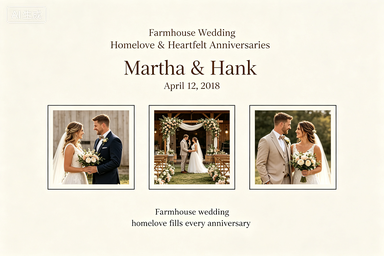 RS-0517 | Farmhouse Wedding Homelove & Heartfelt Anniversaries