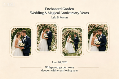 RS-0519 | Enchanted Garden Wedding & Magical Anniversary Years