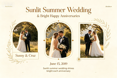 RS-0514 | Sunlit Summer Wedding & Bright Happy Anniversaries