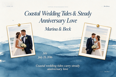RS-0512 | Coastal Wedding Tides & Steady Anniversary Love