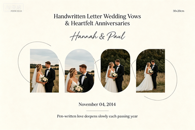 RS-0520 | Handwritten Letter Wedding Vows & Heartfelt Anniversaries