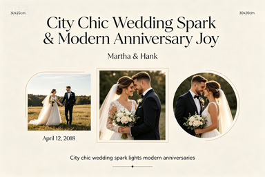 RS-0518 | City Chic Wedding Spark & Modern Anniversary Joy