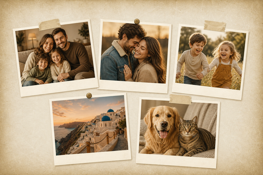 RS-0306 | Instant Wall – Polaroid Cluster (5 photos)