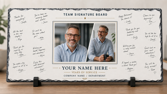 Team Signature Board Slate