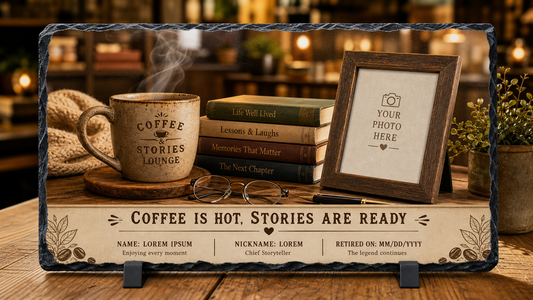 Coffee &amp; Stories Lounge Slate