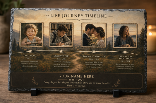 Life Journey Timeline Slate