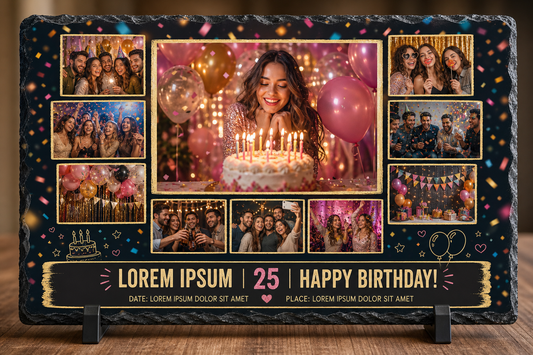 Party Highlight Collage Slate