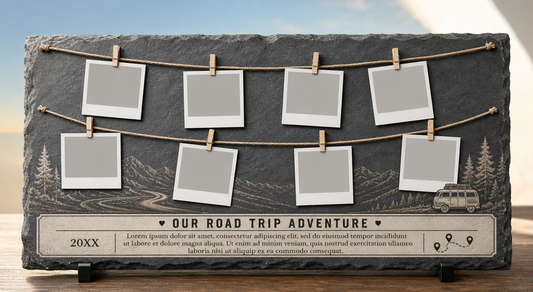 Polaroid Hanging String Slate