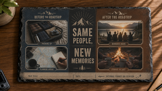 Before & After the Roadtrip Slate