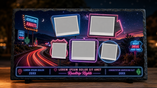 Night Drive Neon Slate