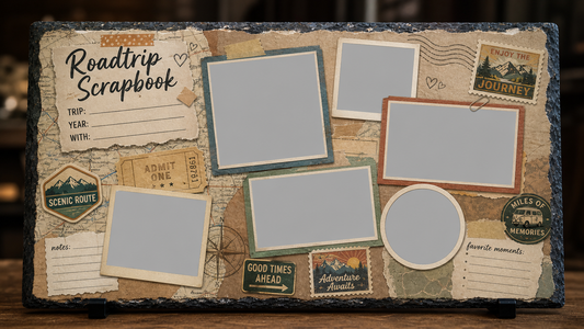 Roadtrip Scrapbook Slate
