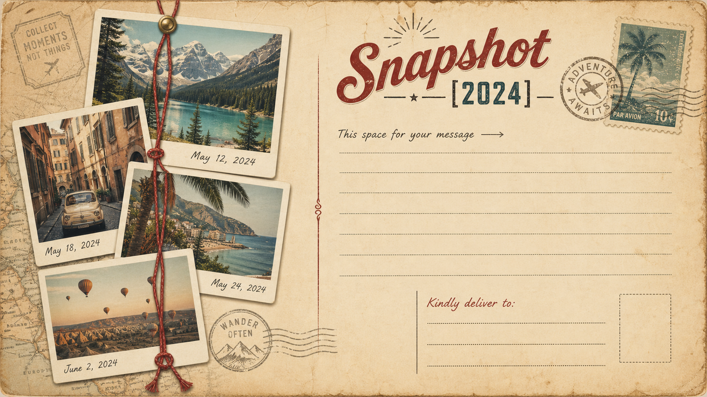 RS-0606 | Warm Journeys & Travel Memory Gallery