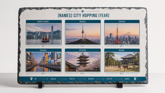 City Hopping Postcard Grid