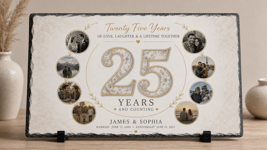 Anniversary Big Number Story Slate