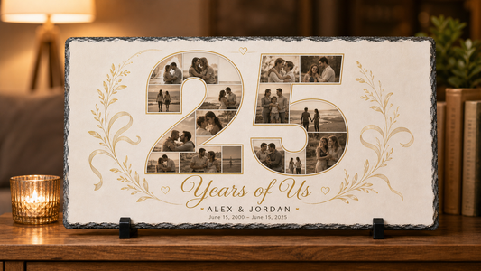 Anniversary Number Story Slate